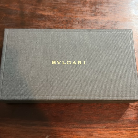 BVLGARI S.Bulgari Metallic Gold Leather Wallet - Picture 14 of 17